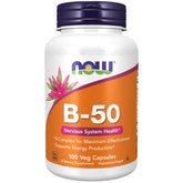 NOW Foods B-50 mg - 100 Veg Capsules